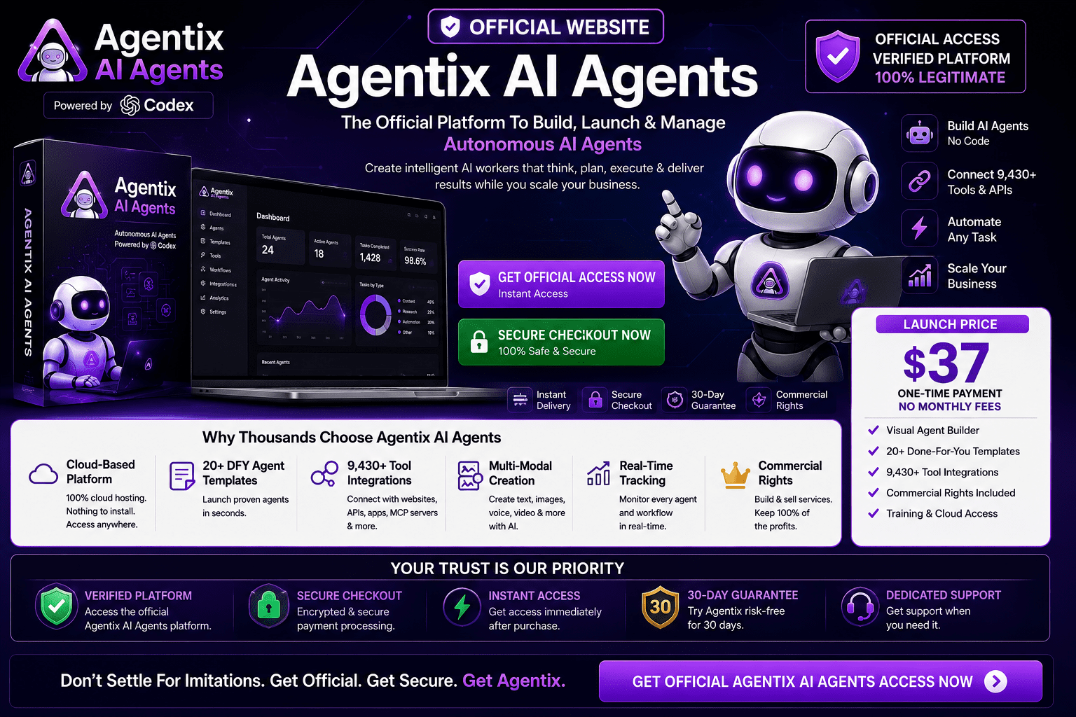 Agentix AI Agents Official Website – Secure Verified Access